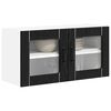 vidaXL Kitchen Cabinet Black Oak 80 x 31 x 40 cm Engineered Wood