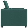 vidaXL Pull out Sofa Bed Single Dark green 90 x 165 x 87 cm Fabric