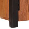 vidaXL Sideboard 2 pcs Brown 110 x 30 x 75 cm Solid Acacia wood