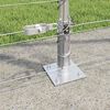 vidaXL Fence Post Galvanized 25 x 1.5 m Steel