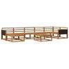vidaXL Outdoor Sofa Set 8 pcs Natural Solid Acacia Wood