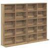 vidaXL CD Cabinet 2 pcs Artisan Oak 65 x 23.5 x 97.5 cm