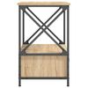 vidaXL Bedside Table Sonoma Oak 50x41x65 cm Engineered Wood