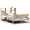 vidaXL Bookcase Bed without Mattress 140x200 cm Solid Wood Pine