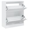 vidaXL Shoe Cabinet White 80x34x96,5 cm Engineered Wood