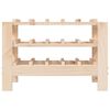 vidaXL Wine Rack 61.5x30x42 cm Solid Wood Pine