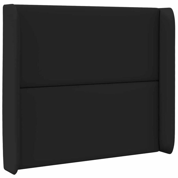 vidaXL Headboard Ear Black 80 x 16 x 4 cm PVC