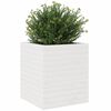 vidaXL Garden Planter White 40x40x46 cm Solid Wood Pine