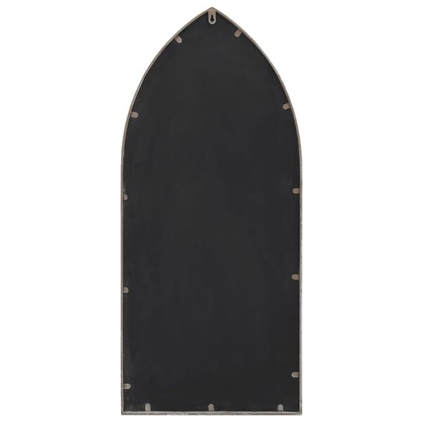 vidaXL Garden Mirror Sand 100x45 cm Iron for Outdoor Use