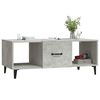 vidaXL Coffee Table Concrete Grey 102x50x40 cm Engineered Wood