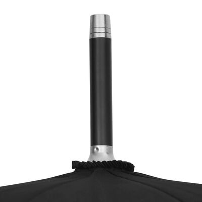 vidaXL Umbrella Automatic Black 105 cm