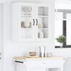 vidaXL Kitchen Cabinet with Door White 80 x 31 x 80 cm Engineered Wood