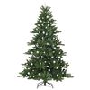 vidaXL Artificial Hinged Christmas Tree with 300 LEDs 240 cm PVC