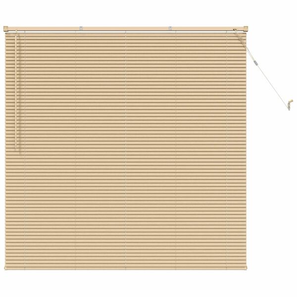 vidaXL Venetian Blind Manual Light Brown with Pattern 150 x 150 cm PVC