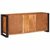 vidaXL TV Cabinet with Shelf Brown 120 x 33 x 50 cm Solid acacia wood