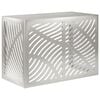 vidaXL Air Conditioner Cover Silver 100 x 50 x 70 cm Stainless Steel