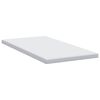vidaXL Mattress Topper White 90 x 190 x 7 cm Jaquard Fabric