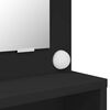 vidaXL Bedroom Dressing Tables with Drawer Black 80 x 39.6 x 135 cm