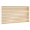 vidaXL Wooden Collector's Display Case with 6 Shelves 100x9x55 cm