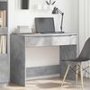 vidaXL Desk with Drawer Concrete Grey 100 x 50 x 78 cm Engineered Wood