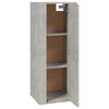 vidaXL Wall Mounted TV Cabinet Concrete Grey 40x34,5x100 cm