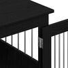 vidaXL Dog Crate Furniture Black Oak 64.5x80x71 cm Engineered Wood