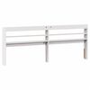 vidaXL Headboard with Shelves White 200 cm Solid Wood Pine