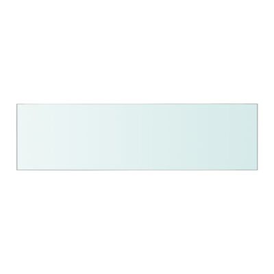 vidaXL Shelf Panel Glass Clear 50x12 cm