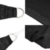 vidaXL Sunshade Sail 160 g/m² Black 2.5x3 m HDPE