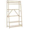 vidaXL Clothes Rack with Shelves 110x40x180 cm Bamboo