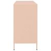 vidaXL Sideboard Pink 135x39x73.5 cm Cold-rolled Steel