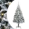 vidaXL Artificial Christmas Tree White 210 cm