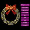 vidaXL Wreath with 80 LEDs Warm white 92 x 92 x 9.5 cm Acrylic