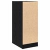 vidaXL Apothecary Cabinet Black oak 30 x 41 x 77.5 cm Engineered wood