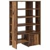 vidaXL Shoe Cabinet with Shelf 2 pcs Old Wood Engineered Wood
