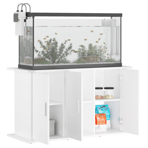 vidaXL Aquarium Stand White 101x41x58 cm Engineered Wood