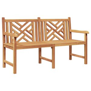 vidaXL Garden Bench 150 x 60 x 90 cm Solid Teak Wood