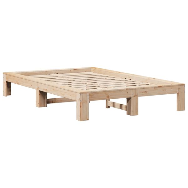 vidaXL Bed Frame without Mattress 120x200 cm Solid Wood Pine