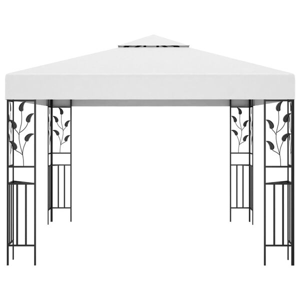 vidaXL Gazebo 3x3 m White 180 g/m²