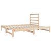 vidaXL Pull-out Day Bed without Mattress 2x(90x190) cm