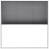 vidaXL Plisse Insect Screen for Windows Aluminium 120x120 cm