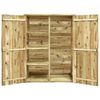vidaXL Garden Tool Shed 123x50x171 cm Impregnated Pinewood