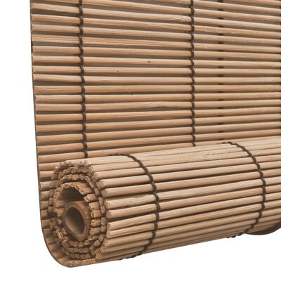 vidaXL Bamboo Roller Blinds 2 pcs 150x220 cm Brown