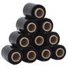 vidaXL Stretch Films 10 pcs Black 23 &micro;m 10 cm x 300 m