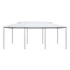 vidaXL Gazebo 600x298x270 cm White 180g/m²