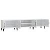 vidaXL TV Cabinet High Gloss White 180x31.5x40 cm Engineered Wood