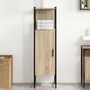vidaXL Bathroom Cabinet Beige 33 x 33 x 120.5 cm Engineered wood