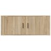 vidaXL Wall Mounted TV Cabinet Sonoma Oak 100x34.5x40 cm