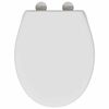 vidaXL Toilet Seat White 47 x 37 x 4 cm Duroplast