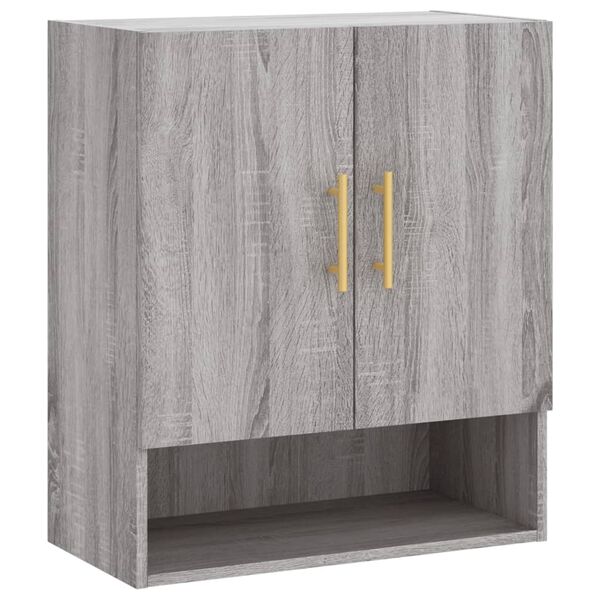 vidaXL Wall Cabinet Grey Sonoma 60x31x70 cm Engineered Wood